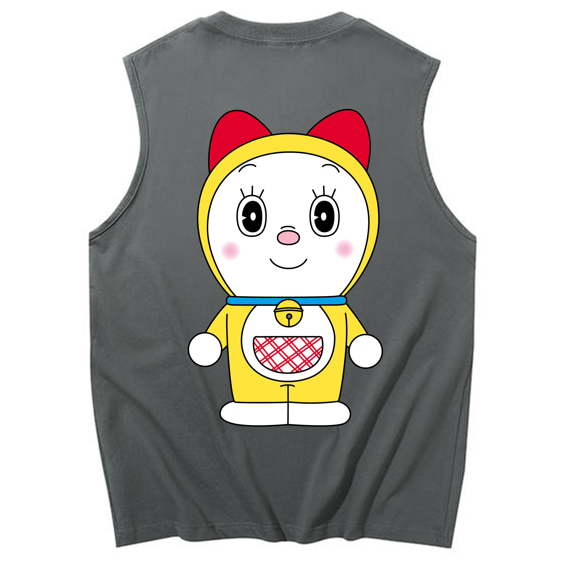 （画像用） ドラえもん ドラミ Doraemon Dorami コットン100％タンクトップ（背面プリント）